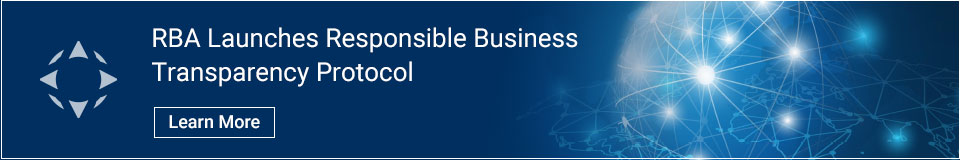 RBA Launches Responsible Business Transparency Protocol